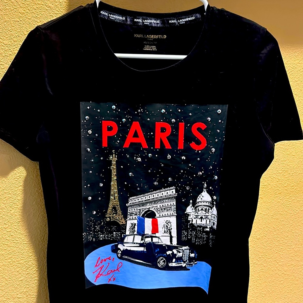 Karl lagerfeld Paris t-shirt excellent condition size xs